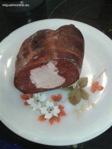 Morcón de lomo y morcilla de Villanueva de la Concepción