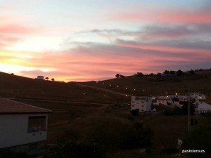 Atardecer en Pastelero