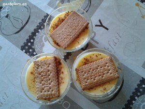 Natillas con galleta ¡Que buenas están!