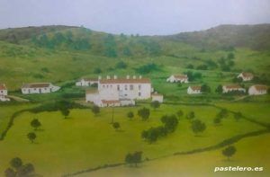 Pintura de la Barriada Pastelero de Málaga
