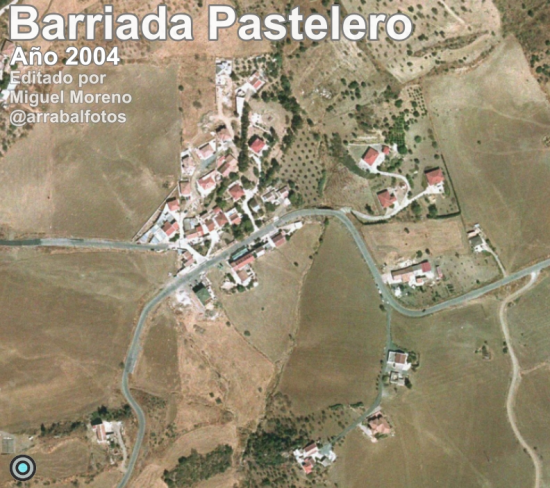 Vista aérea de la barriada de Pastelero en 2004